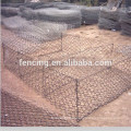 Preço barato gaiola de gabião de fio hexagonal